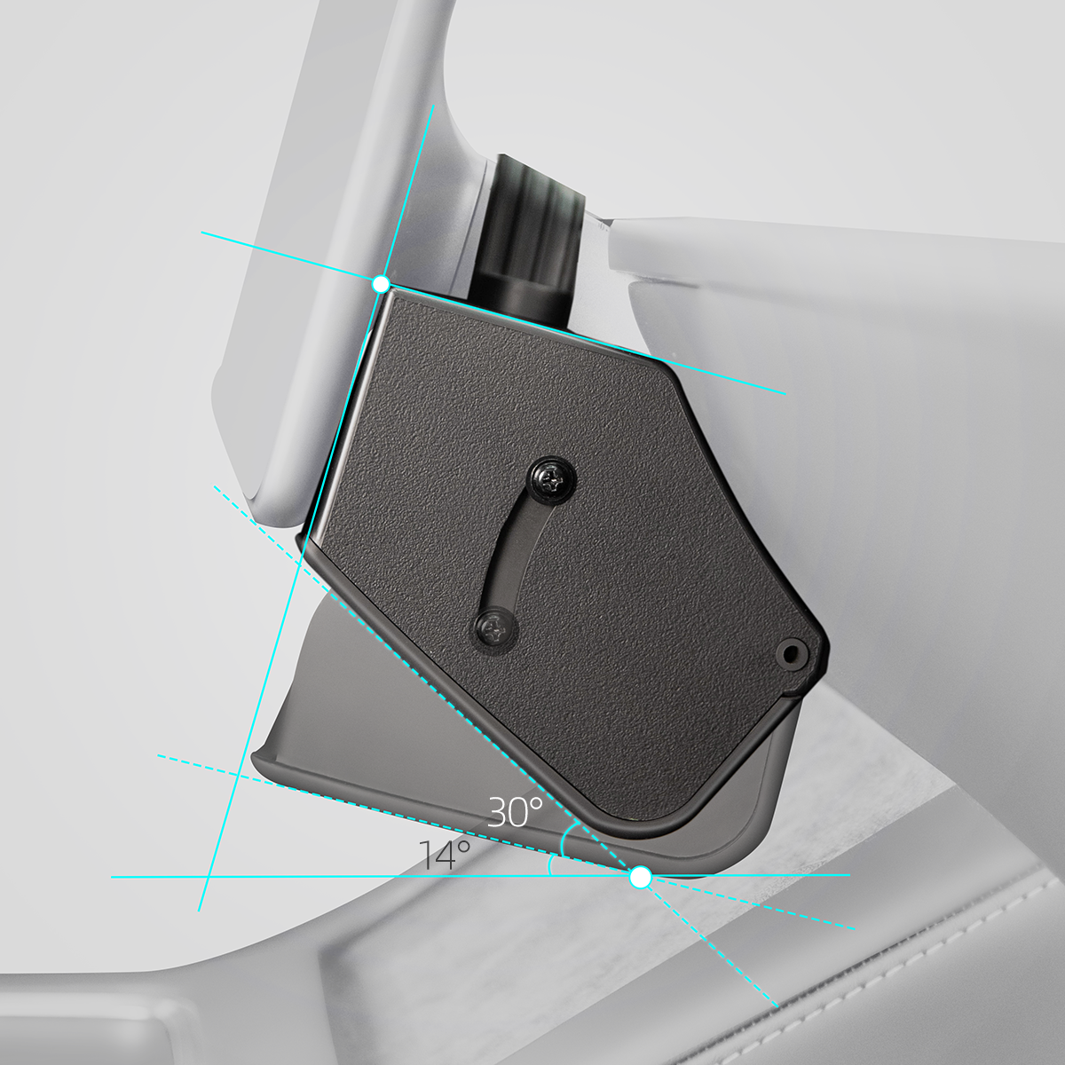 Hidden Magnetic (Under Screen) Storage Box for Tesla Model 3 & Model Y - Storming Gravity