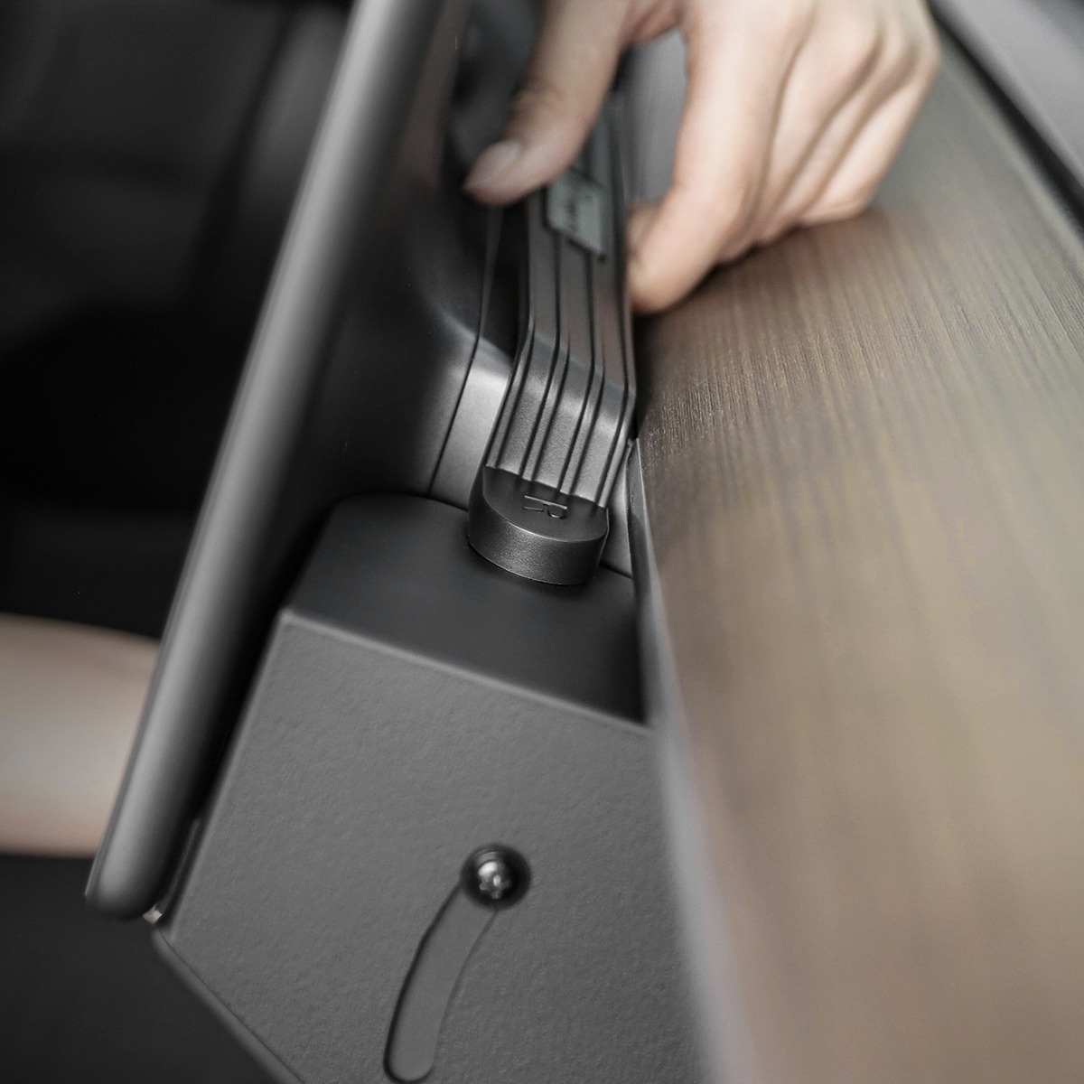 Hidden Magnetic (Under Screen) Storage Box for Tesla Model 3 & Model Y - Storming Gravity