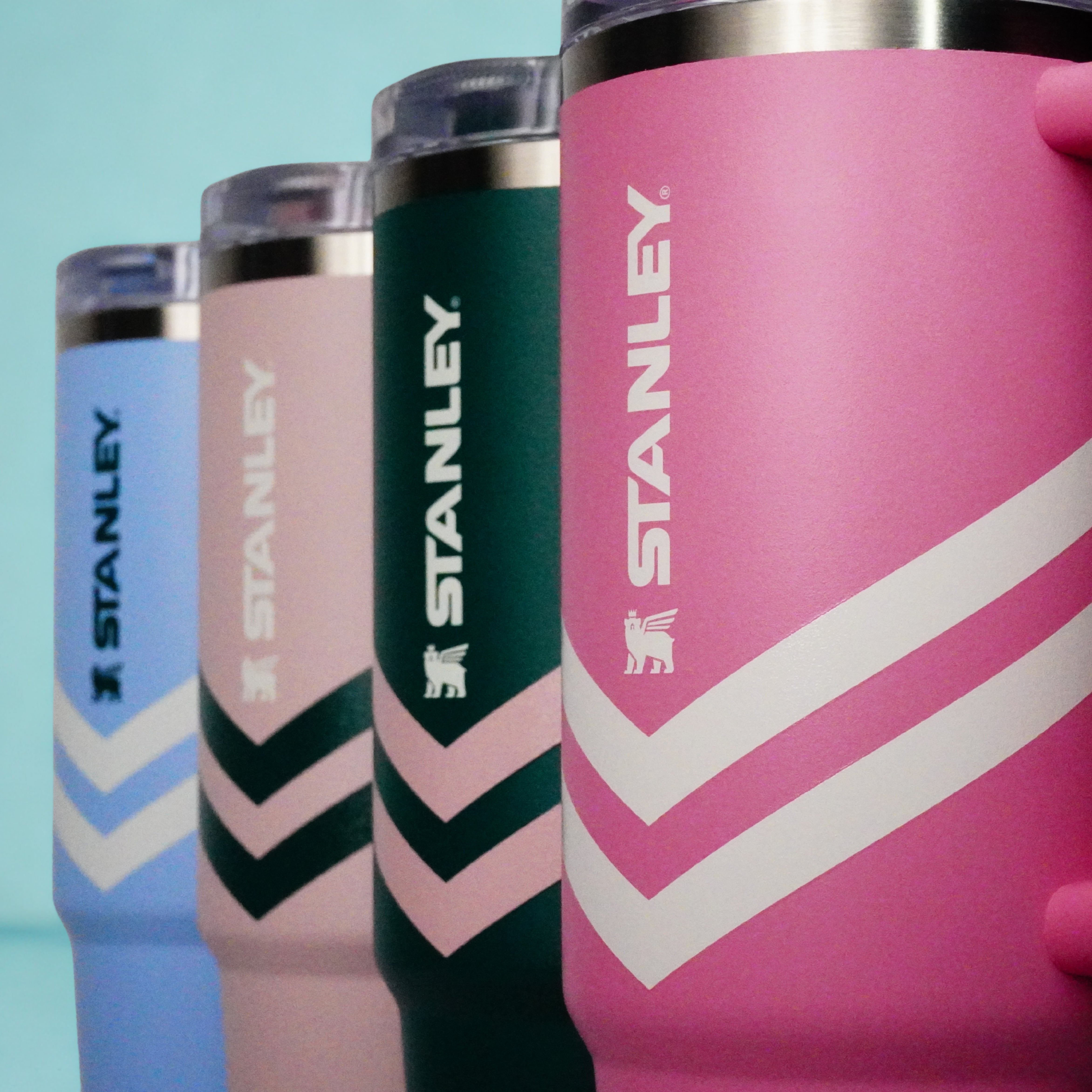 The Quencher Protour Flip Straw Tumbler - Chevron Version - Storming Gravity
