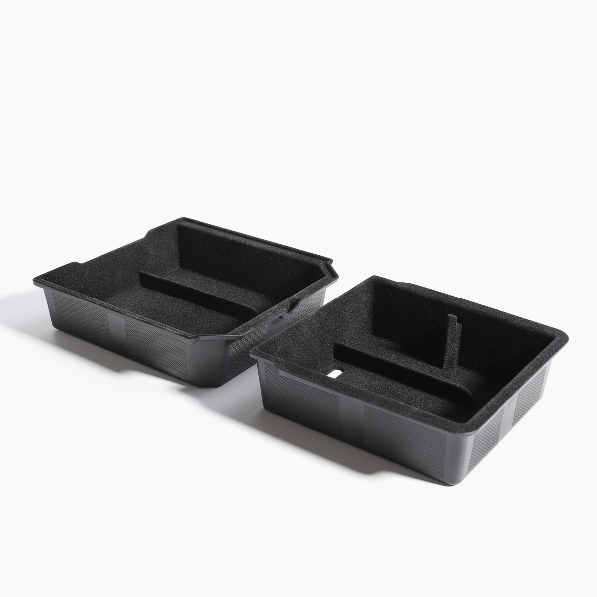 Console/Armrest Flocked Storage Box for Model 3 Highland