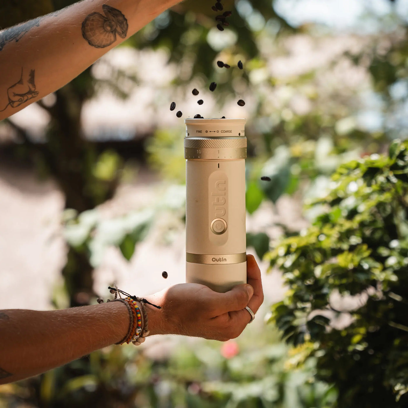 Fino Portable Electric Coffee Grinder - Storming Gravity
