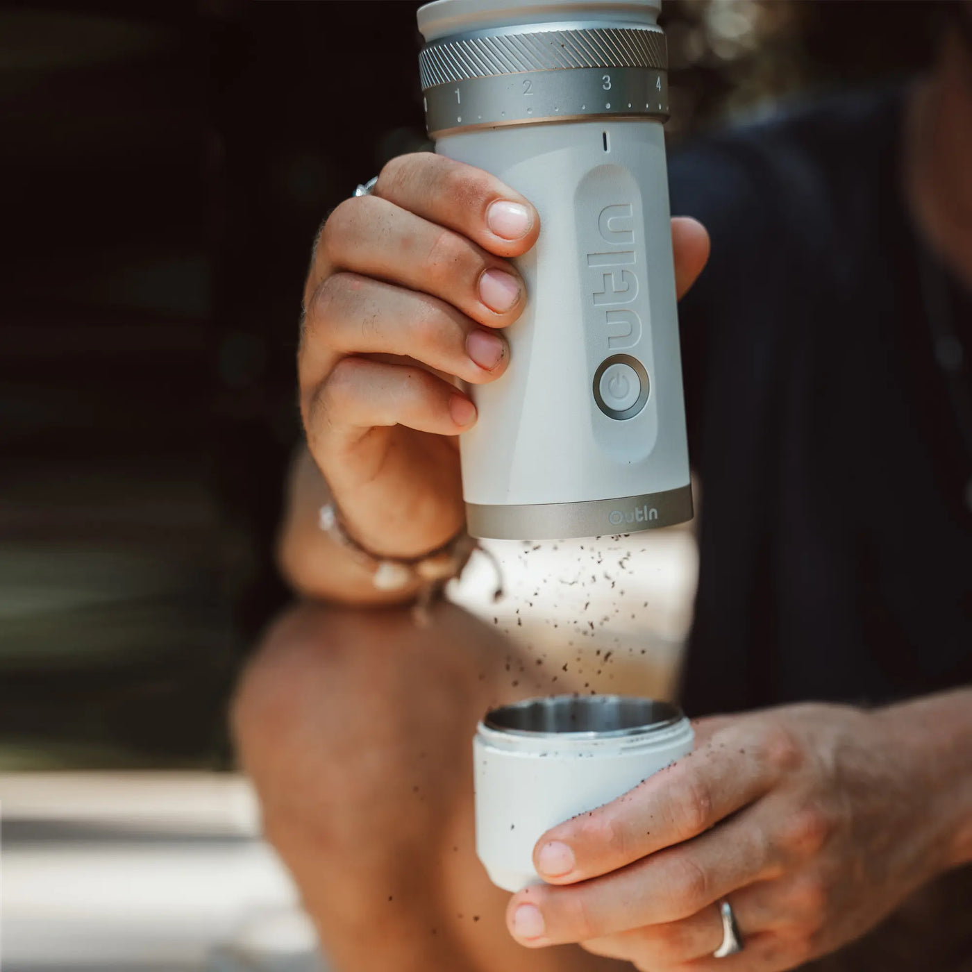 Fino Portable Electric Coffee Grinder - Storming Gravity