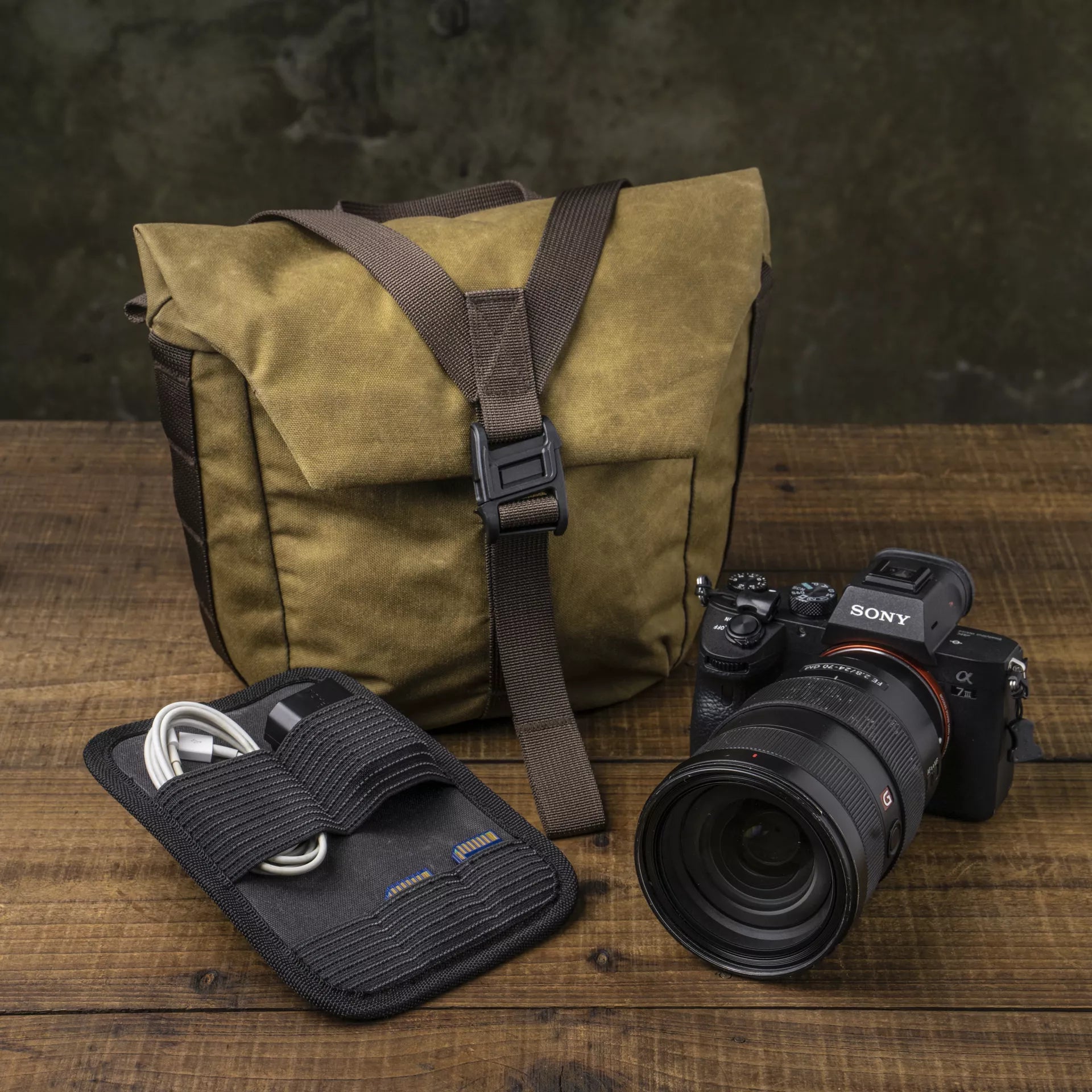 Pilot Canvas Travel Camera Bag 3.5L Upgraded - Storming Gravity