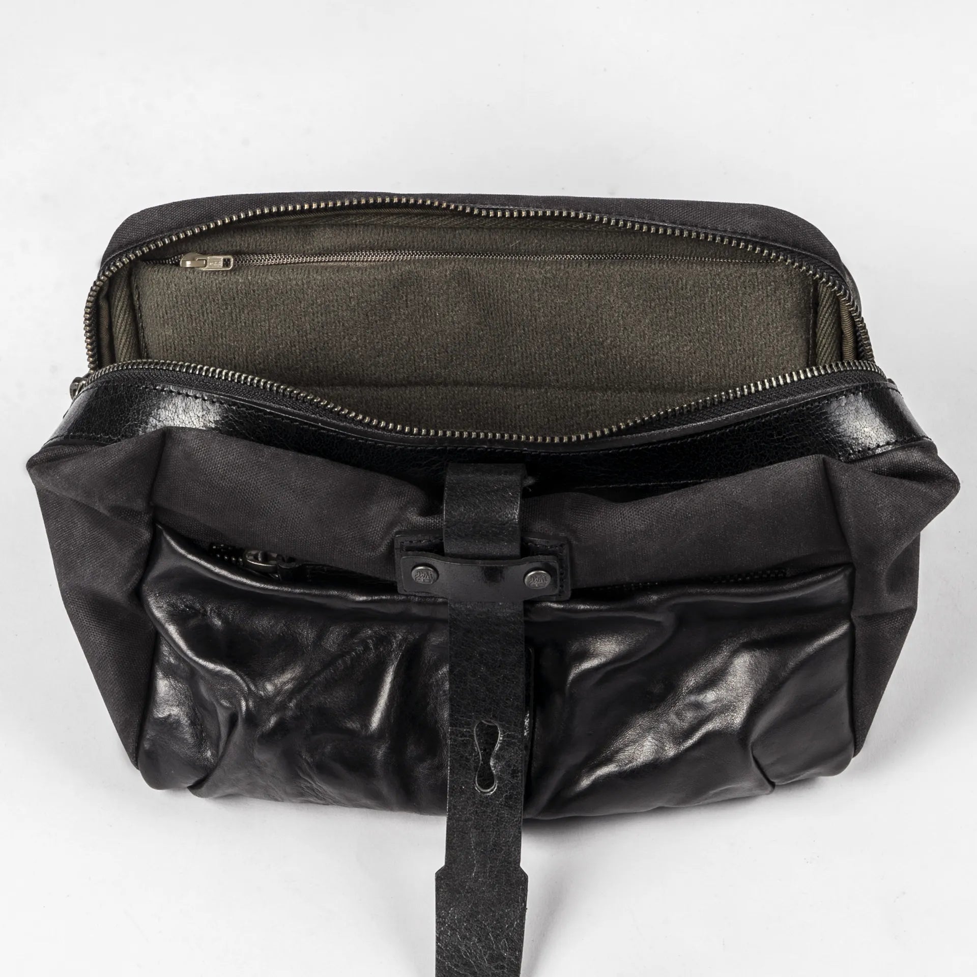 Mini Rider Sling Bag 3.5L - Leather Canvas Version