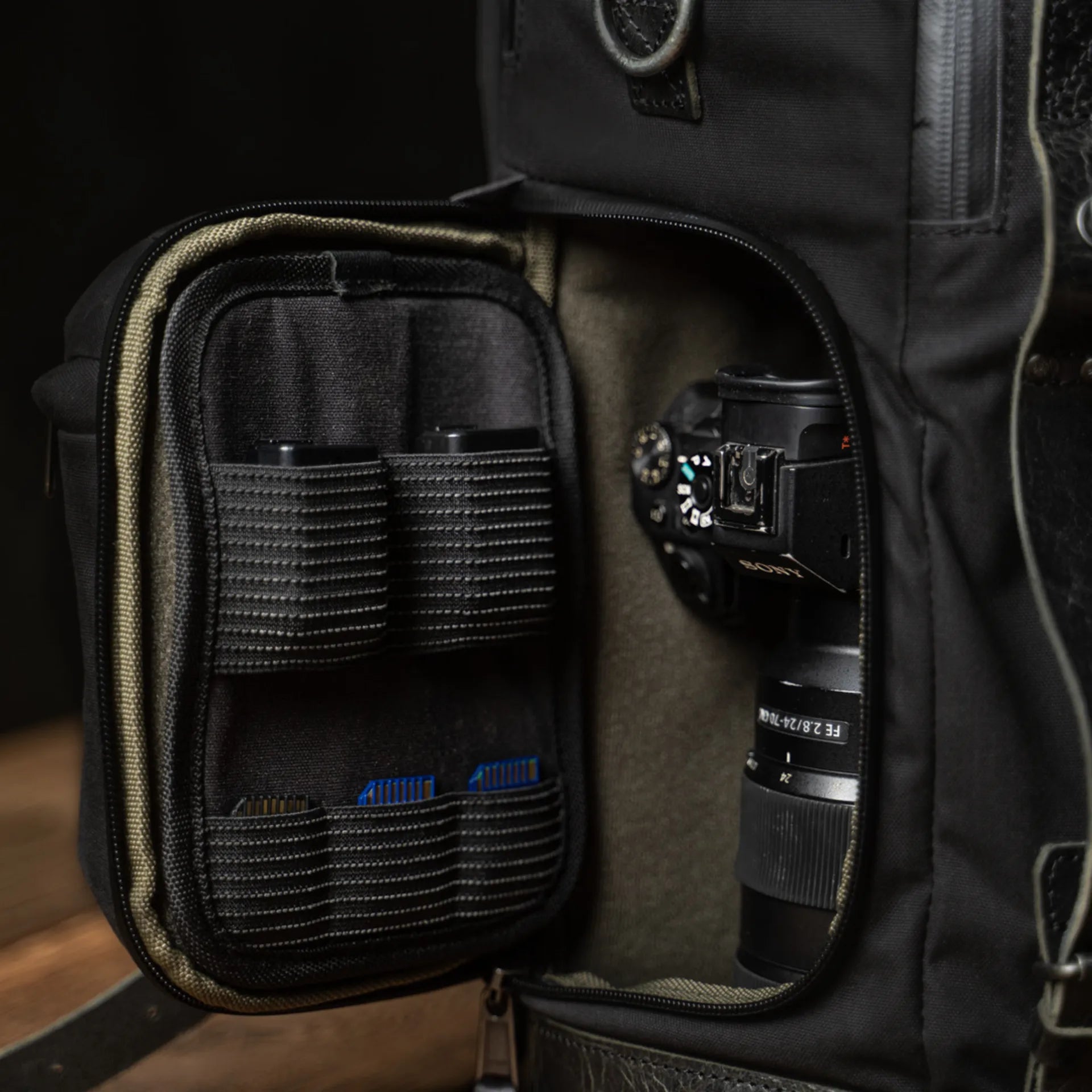 Commander Travel Camera Backpack 21L - Storming Gravity