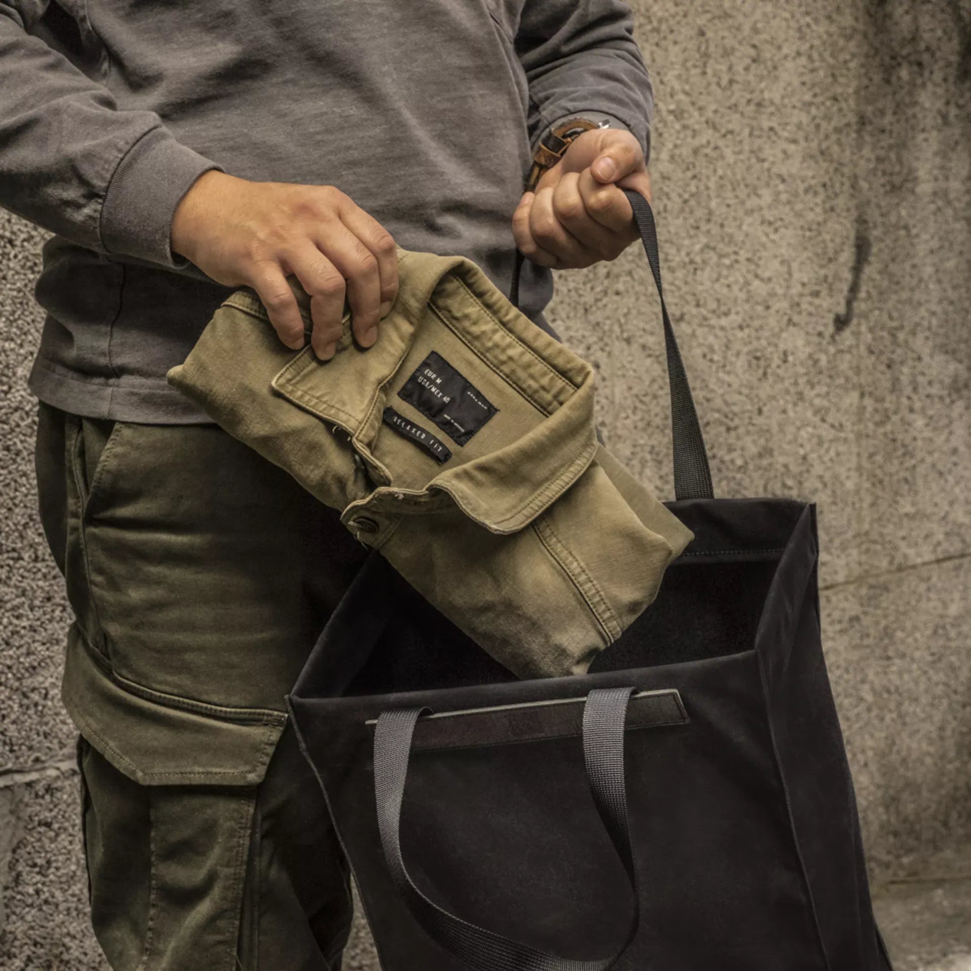 Nylon 18L Foldable Shopping Bag - Storming Gravity