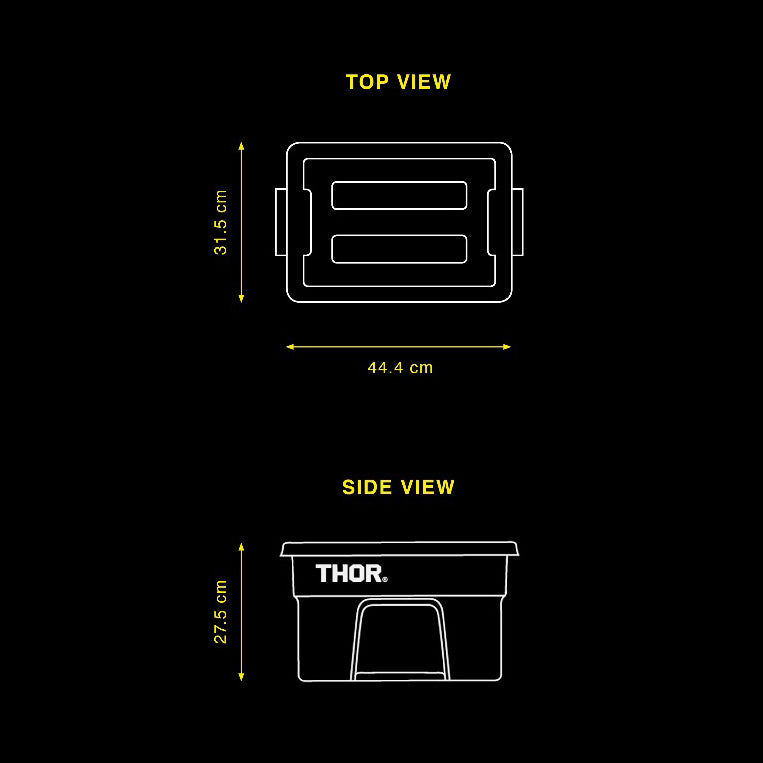 22L THOR Stackable Storage Box - Storming Gravity