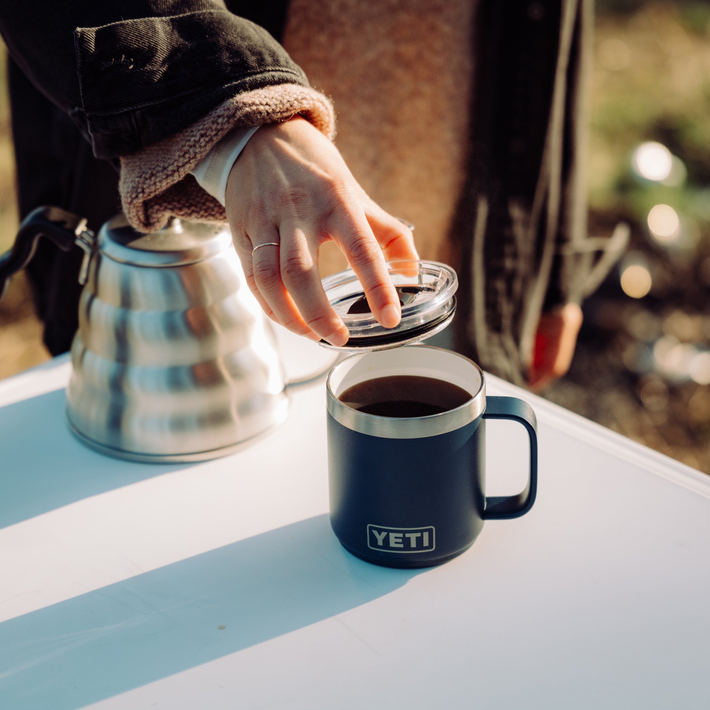 Rambler® 10 oz Stackable Mug With Durasip™ Ceramic Lining - Storming Gravity