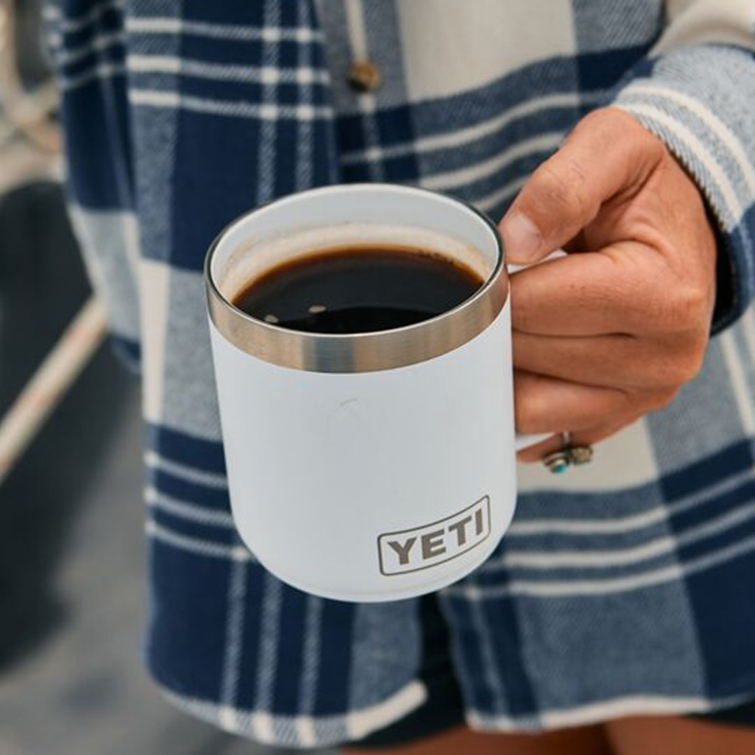 Rambler® 10 oz Stackable Mug With Durasip™ Ceramic Lining - Storming Gravity