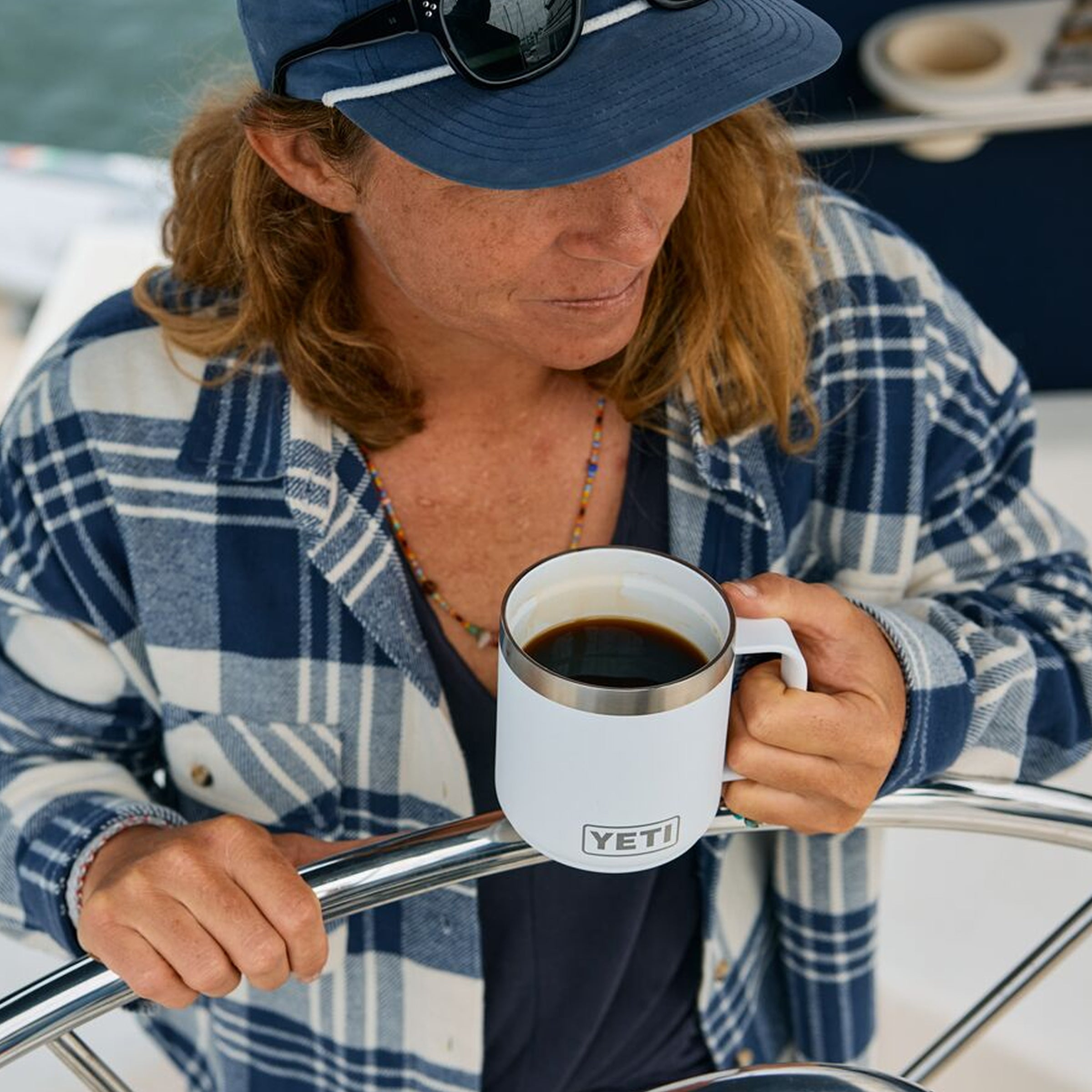 Rambler® 10 oz Stackable Mug With Durasip™ Ceramic Lining - Storming Gravity