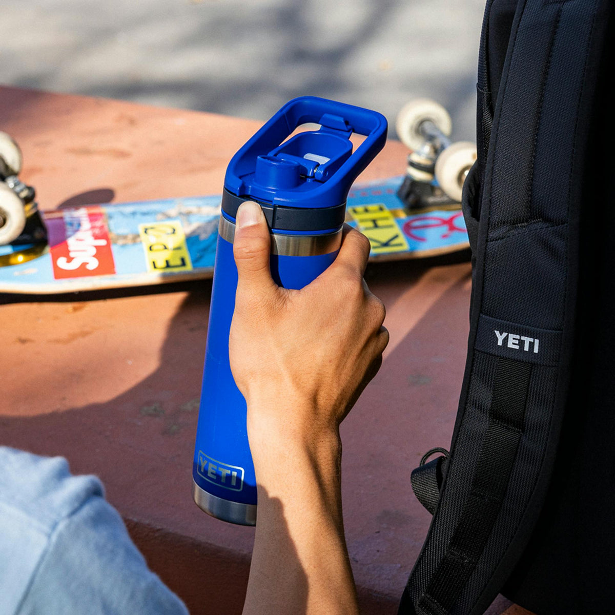 Rambler® Water Bottle With Flip Chug Cap