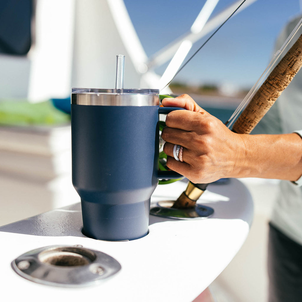 Rambler Straw Mug with Straw Lid - Storming Gravity