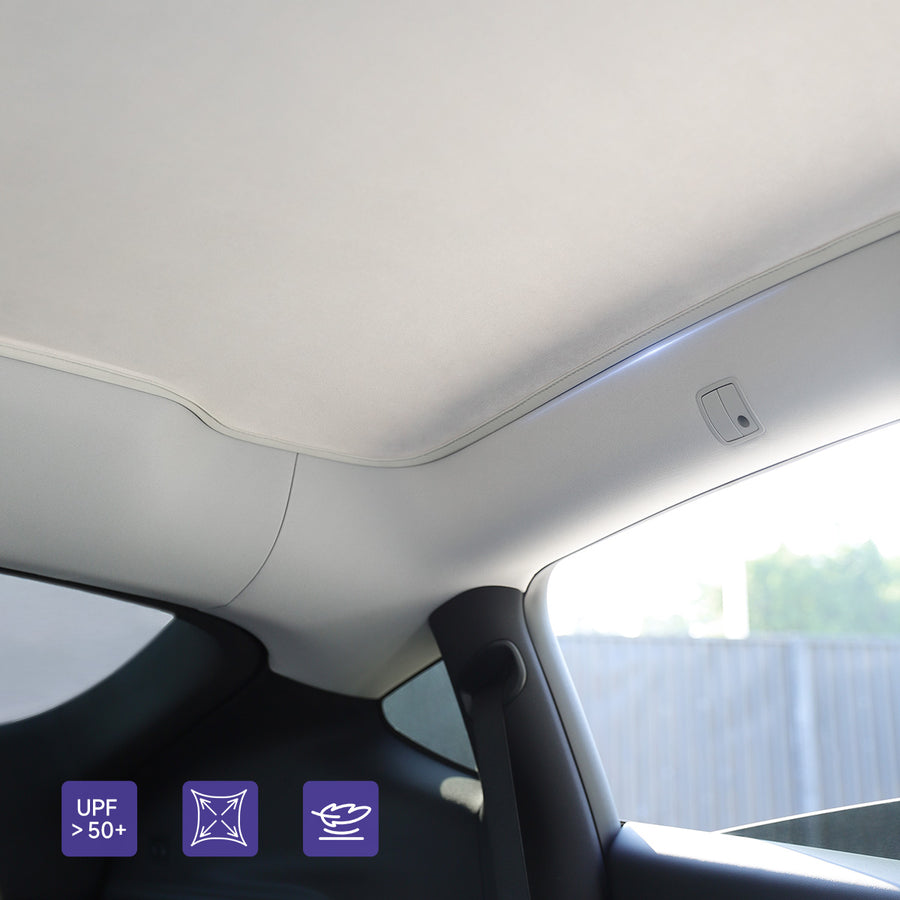 Ice Velvet Static Glassroof Sunshade for Model Y Juniper 2025+ - Storming Gravity