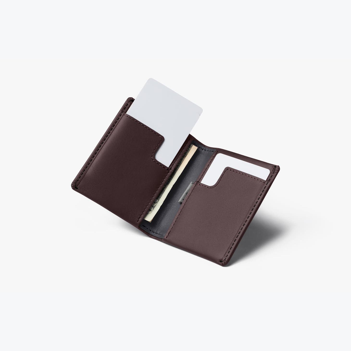 Bellroy Slim Sleeve | Leather Bifold Wallet for Minimalist - Storming Gravity