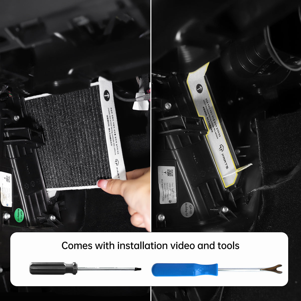 HEPA Activated Carbon Air Filter for Tesla Model 3 & Y - Storming Gravity
