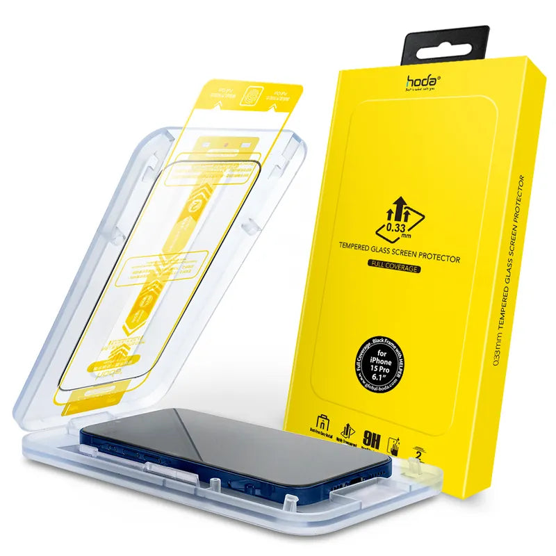 Tempered Glass Screen Protector for iPhone 15 Pro/Pro Max