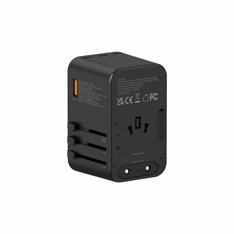 TA75 75W 6 Output GaN PD Travel Adapter - Storming Gravity