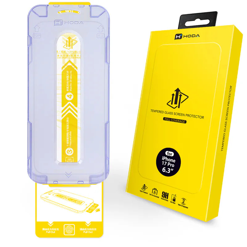 Clear Glass Screen Protector for iPhone 17 Series - Storming Gravity
