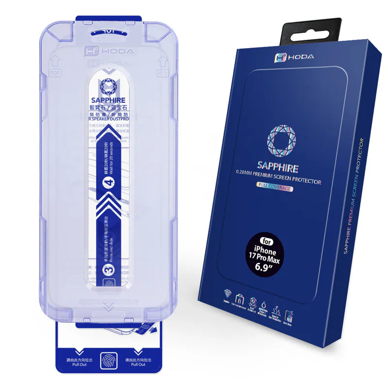 Sapphire Screen Protector for iPhone 17 Pro/ Pro Max - Storming Gravity
