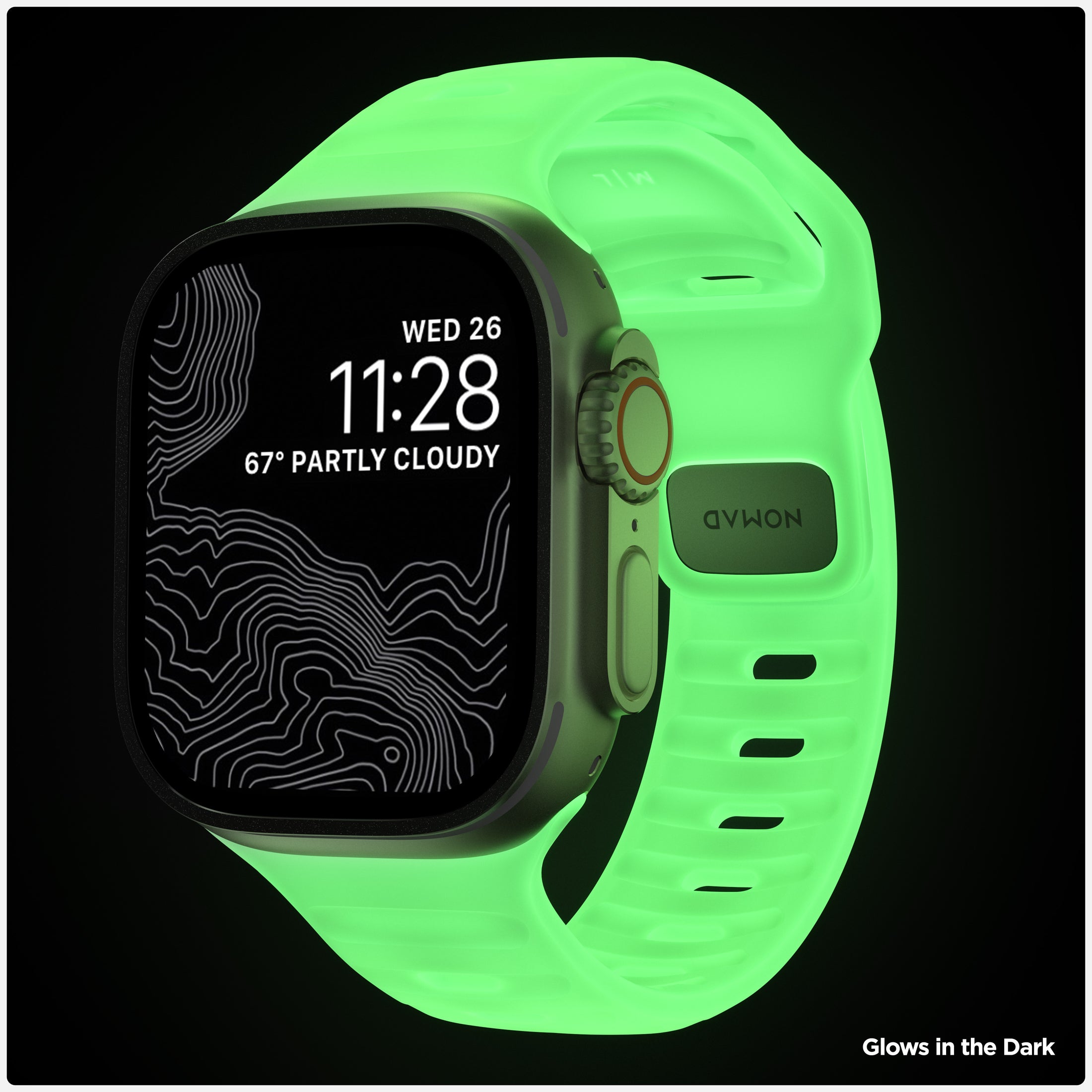 Sport Band - Glow 2.0 (Limited Edition) - 44/45/49mm - Storming Gravity