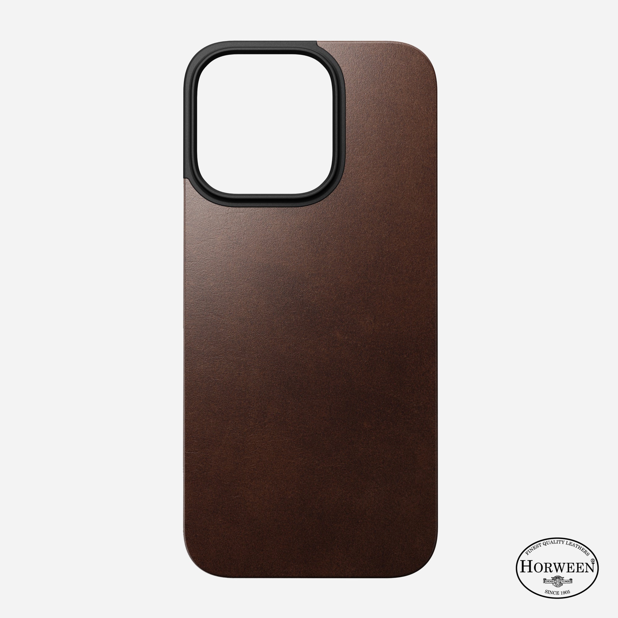 Magnetic Horween® Leather Back for iPhone 16 Series - Storming Gravity