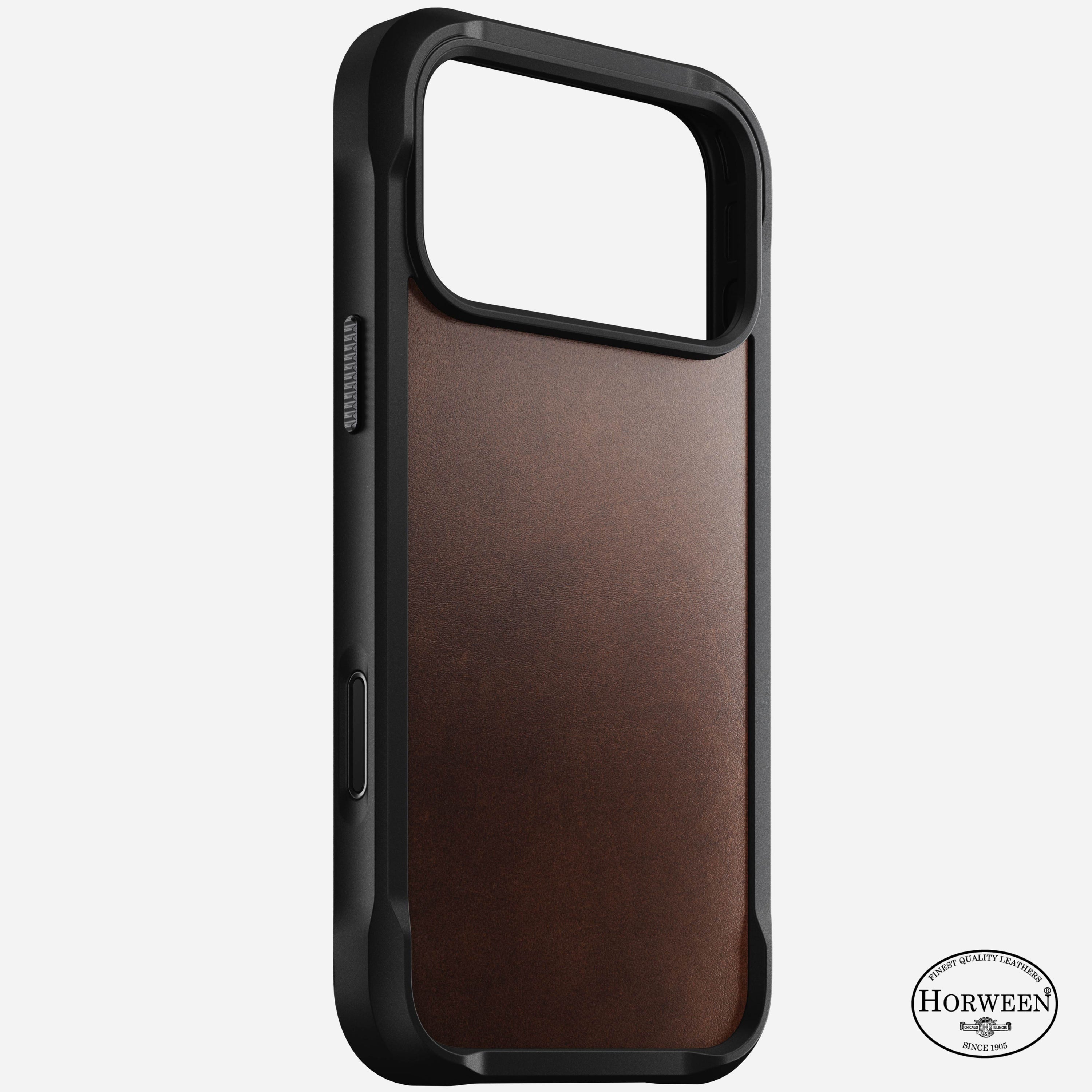 Rugged Leather Case for iPhone 17 - Storming Gravity