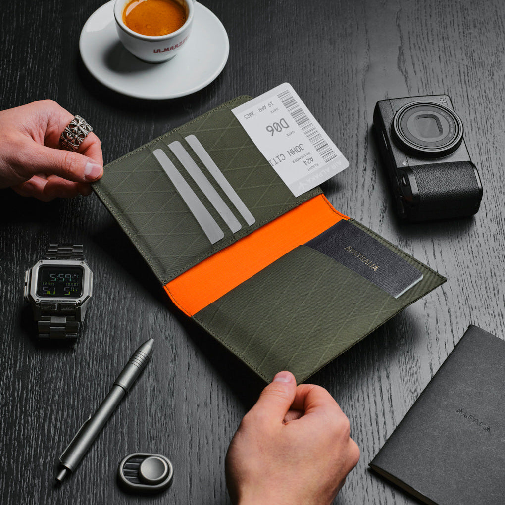 Alpaka Ark Bifold Passport Wallet - Storming Gravity