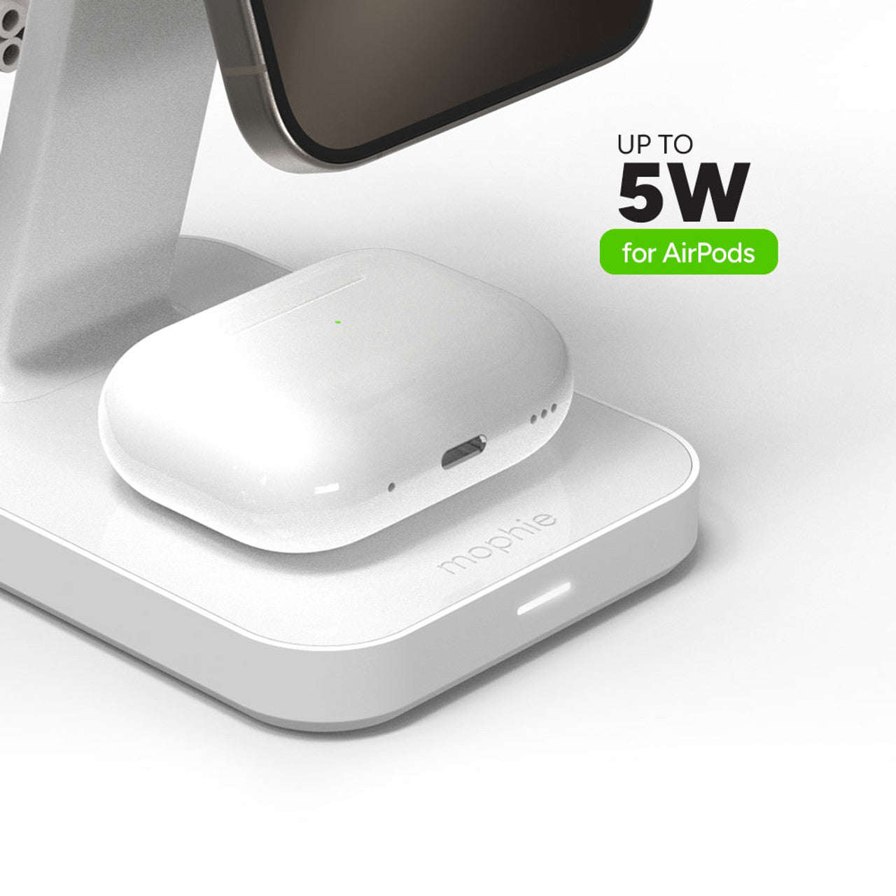 snap+ 3-in-1 wireless charge stand (UK Plug with cable included) - Storming Gravity