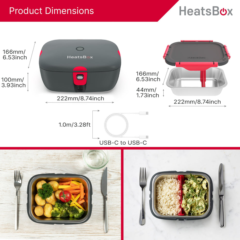 HeatsBox GO - Ultimate Portability for Hot Meals Anywhere - Storming Gravity