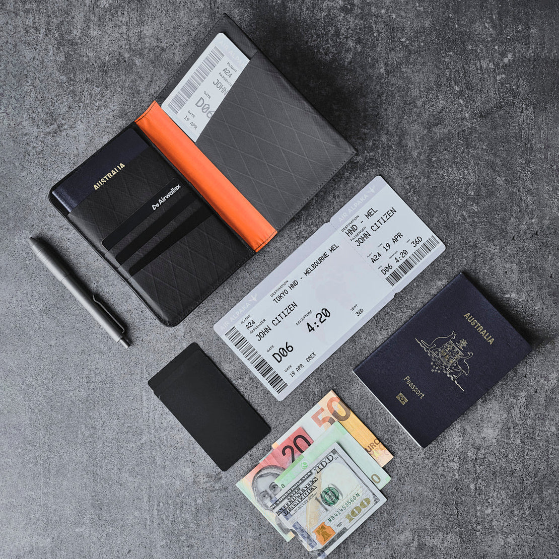 Alpaka Ark Bifold Passport Wallet - Storming Gravity