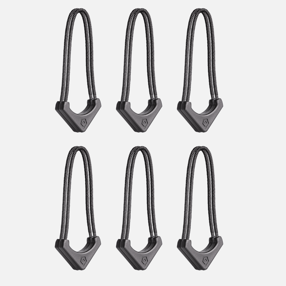 Worryless Locking Zipper Pullers - Storming Gravity