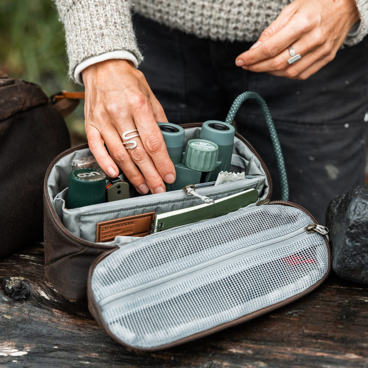 Civic Access Pouch 2L - Waxed Canvas