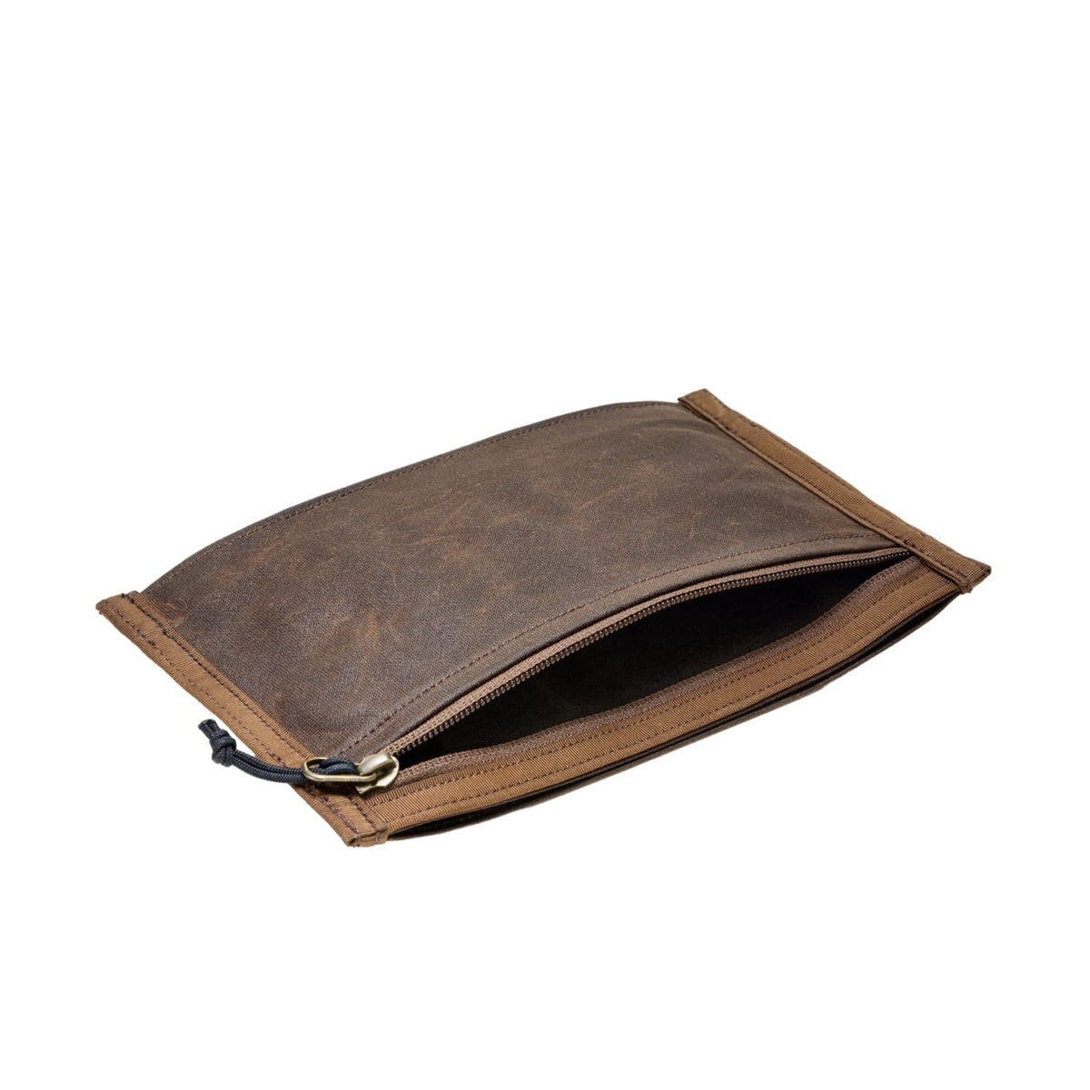 Civic Flat Pouch - Waxed Canvas