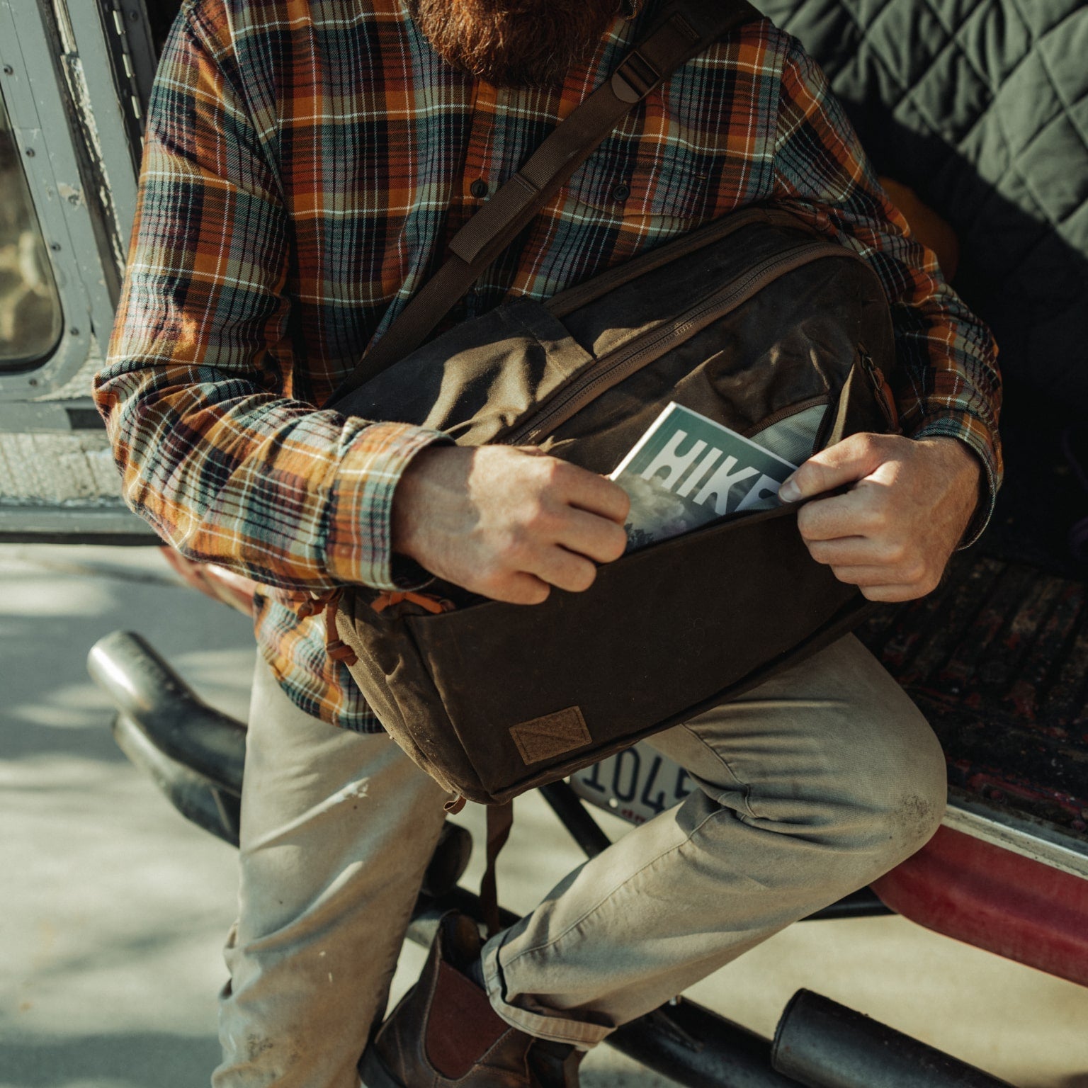 Civic Travel Bag 26L - Waxed Canvas - Storming Gravity