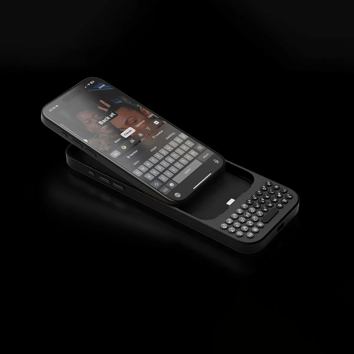 Clicks Keyboard for iPhone 16 - Storming Gravity