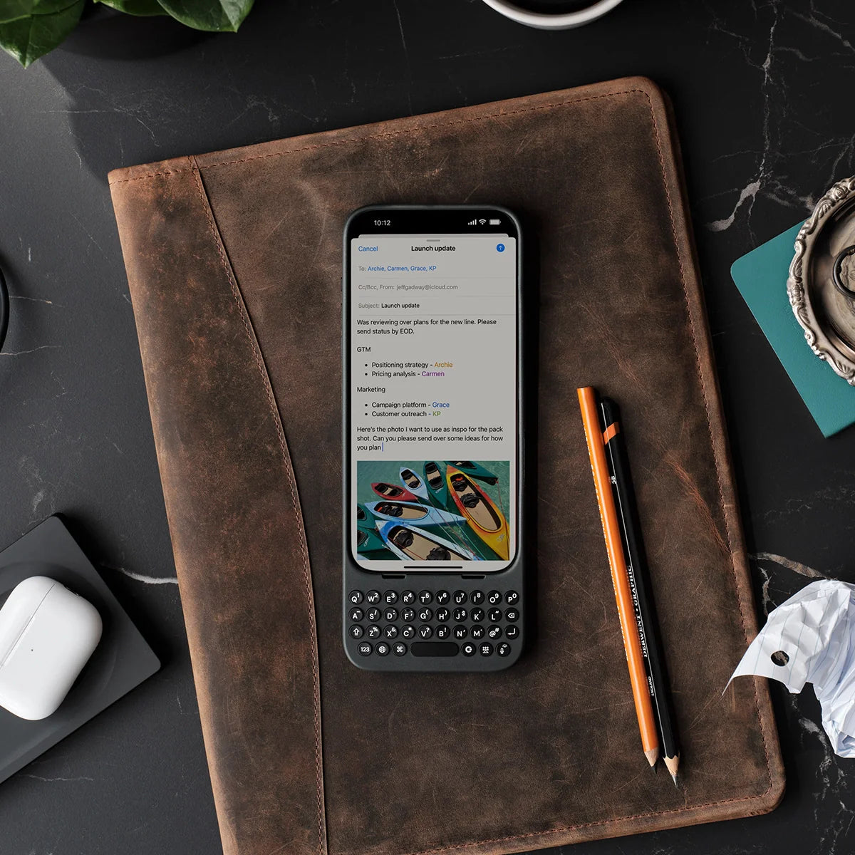 Clicks Keyboard for iPhone 16 - Storming Gravity