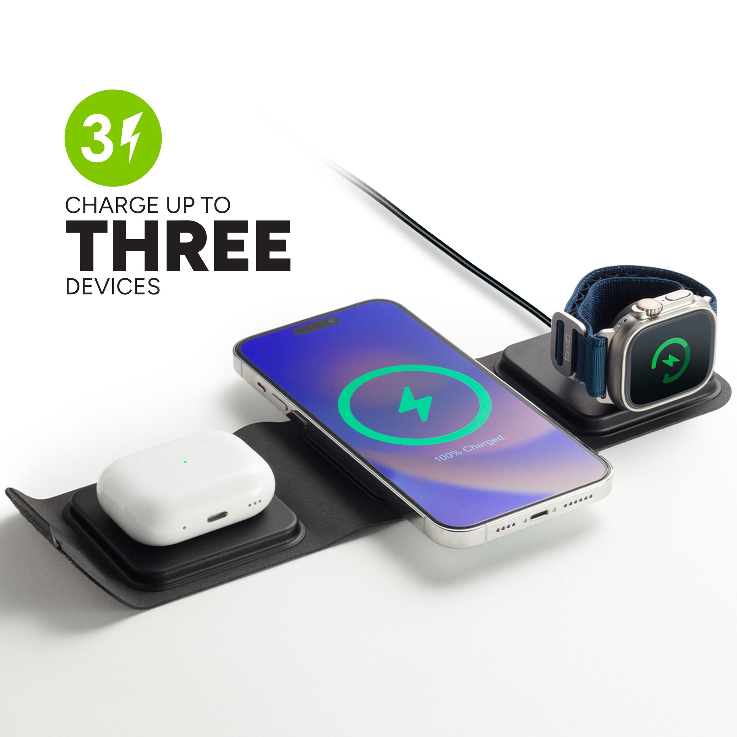 mophie 3-in-1 travel charger with MagSafe - Storming Gravity