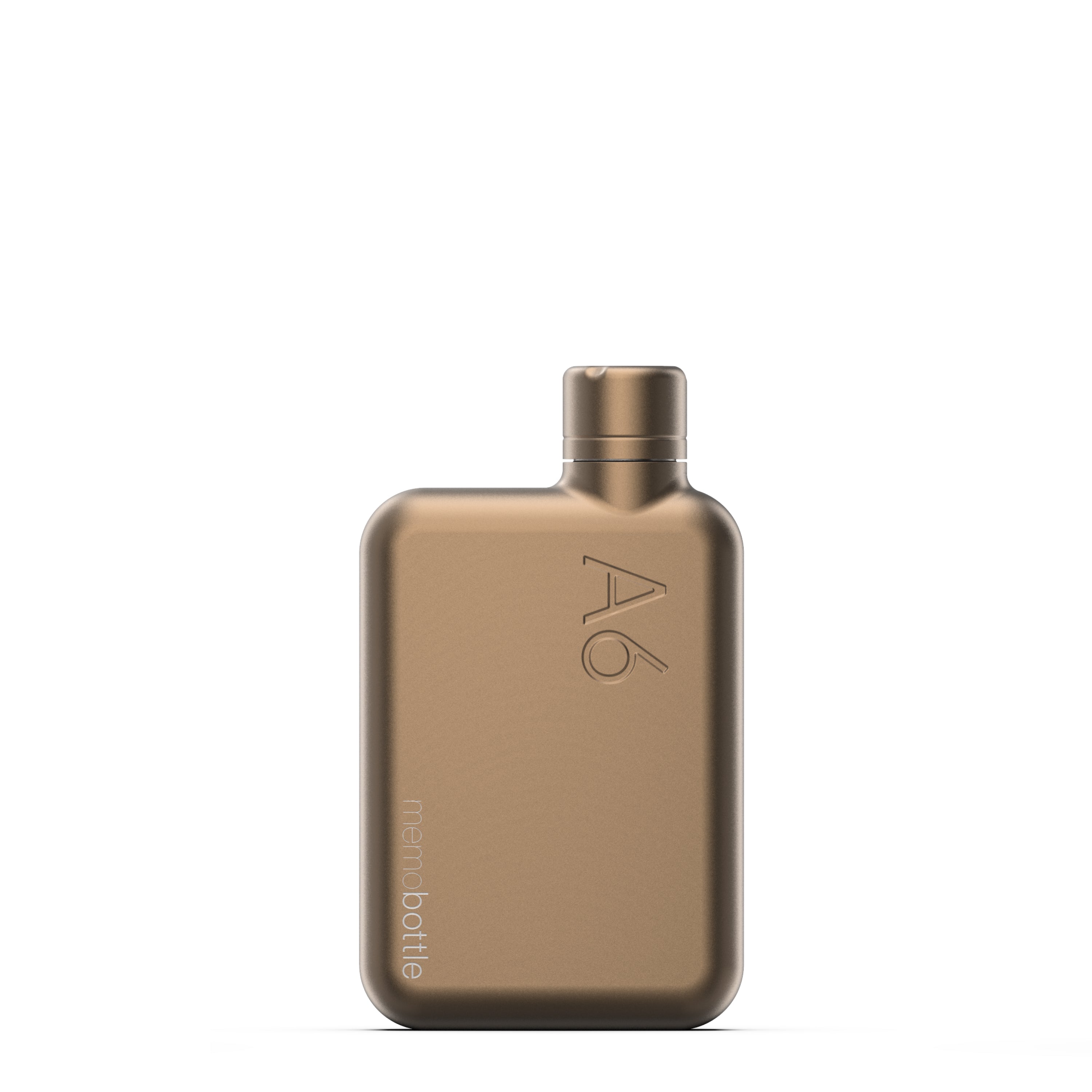 A6 memobottle (Stainless Steel) - Copper PVD 500ml