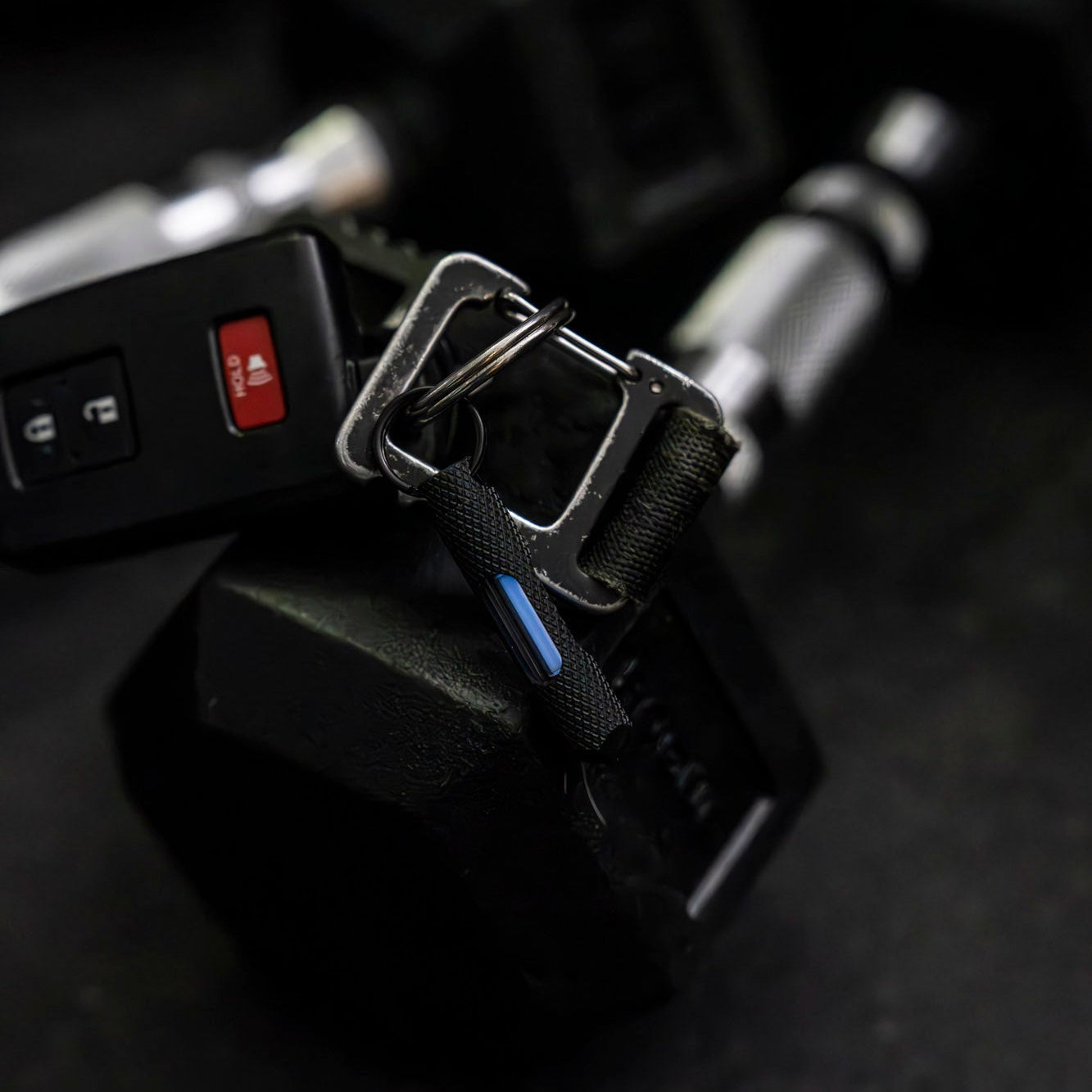The Knurled Edition Glow Fob - Storming Gravity