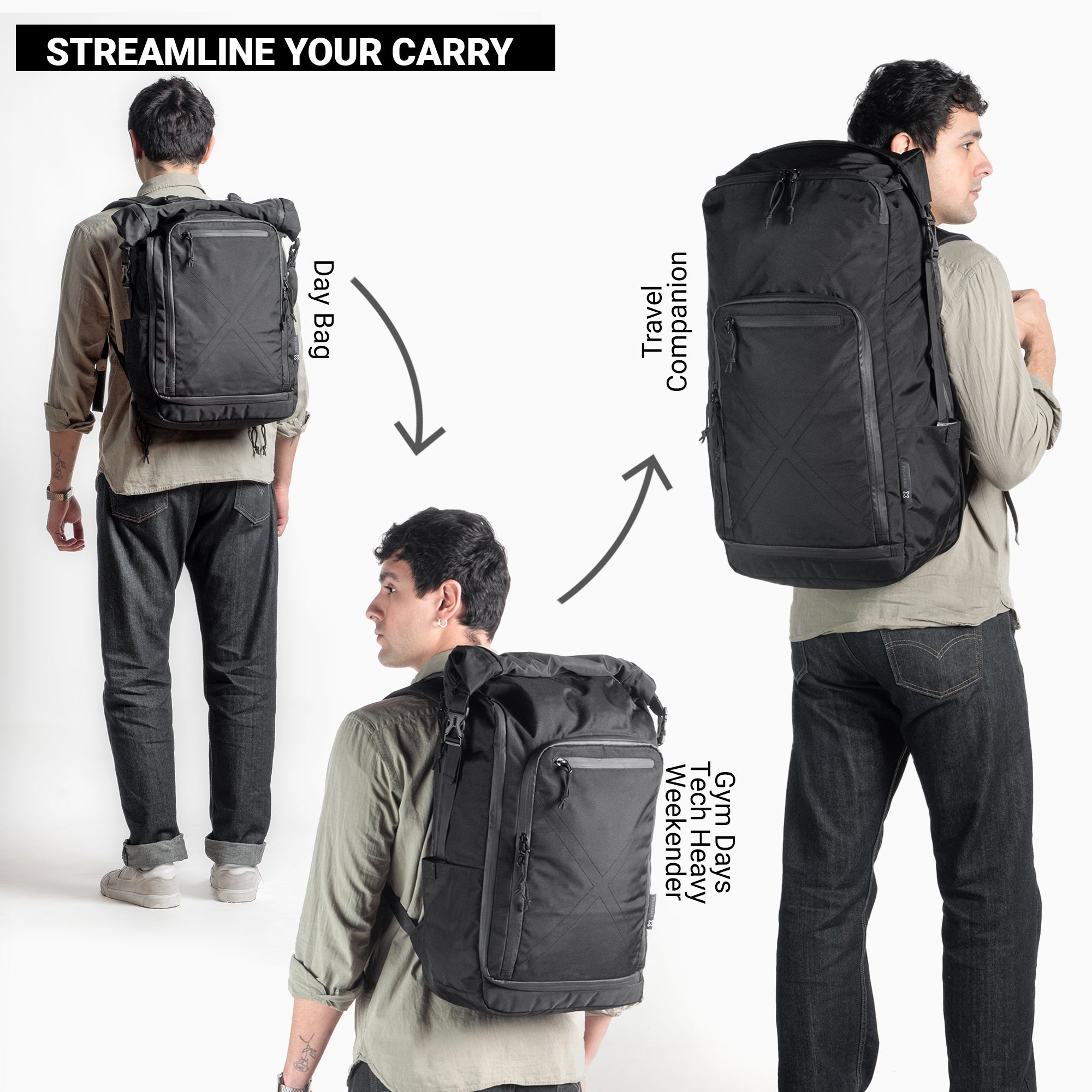 Delta 16-42L Expandable Backpack - Storming Gravity