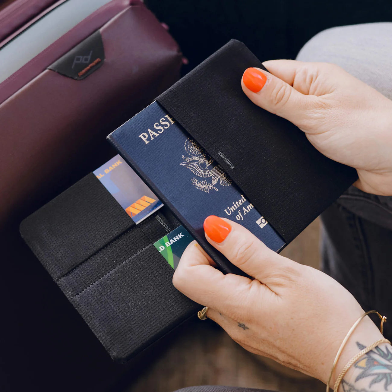 Passport Wallet - Storming Gravity