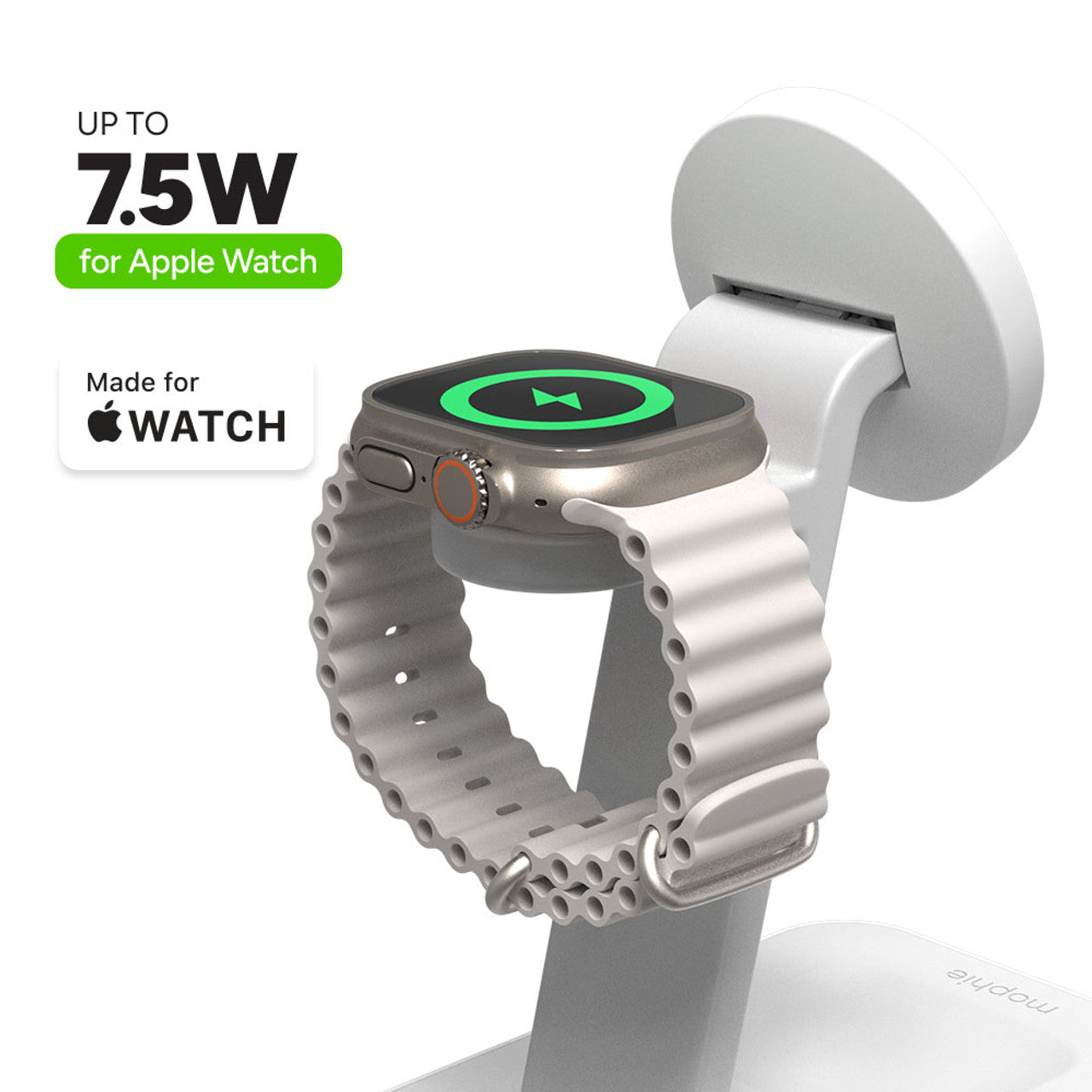 snap+ 3-in-1 wireless charge stand (UK Plug with cable included) - Storming Gravity