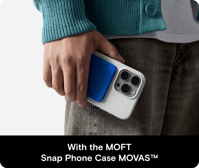 Snap-on Phone Stand & Wallet MOVASâ„¢ - MagSafe Compatible