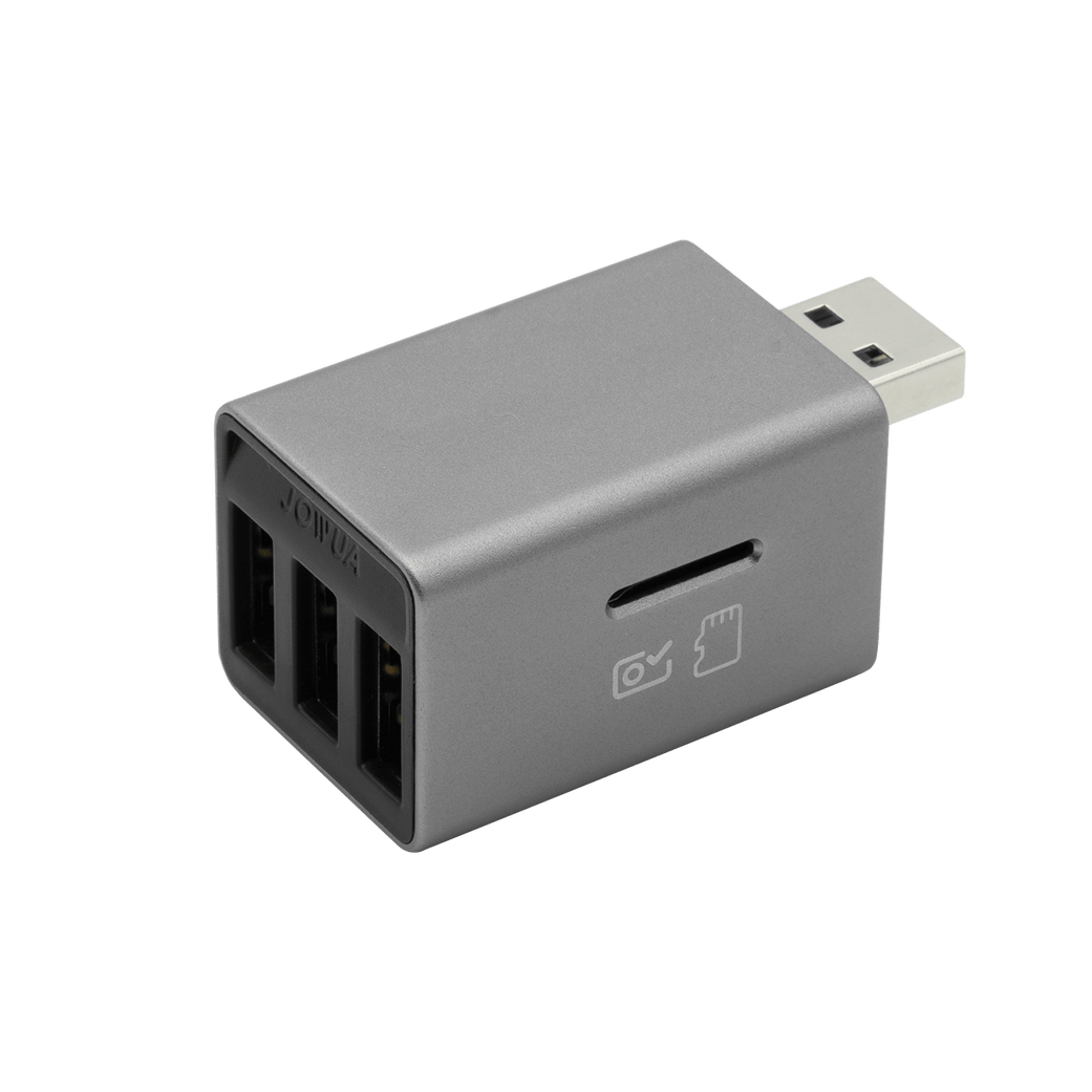 3 Port USB HUB with DashCam Reader - Storming Gravity