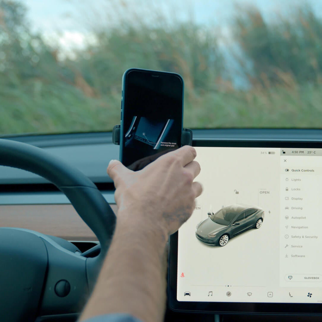 6D Tesla Compatible Invisible Foldaway Car Mount (Universal Roller Mount) - Storming Gravity
