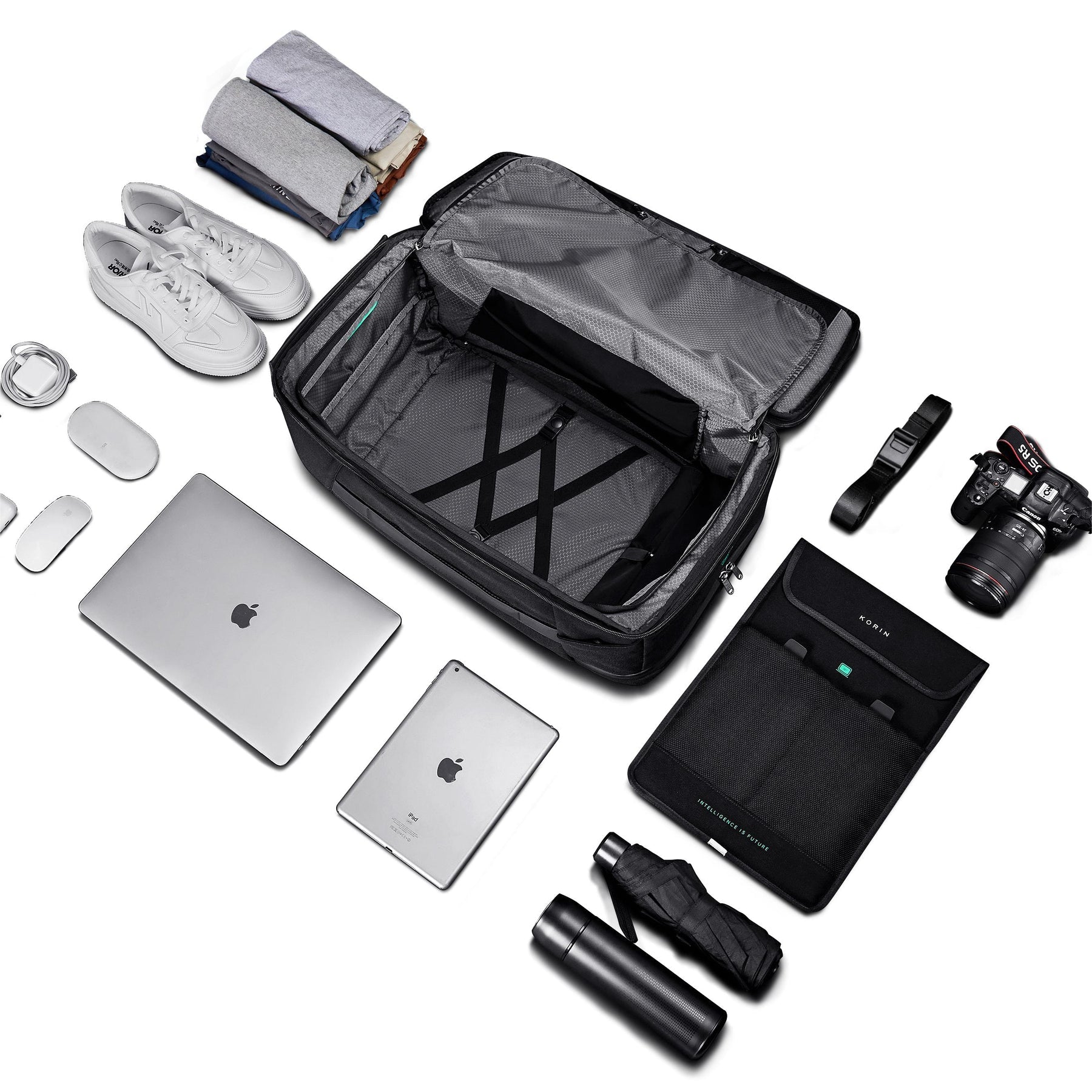 Clickpack Travlo 45L - Complete Set - Storming Gravity