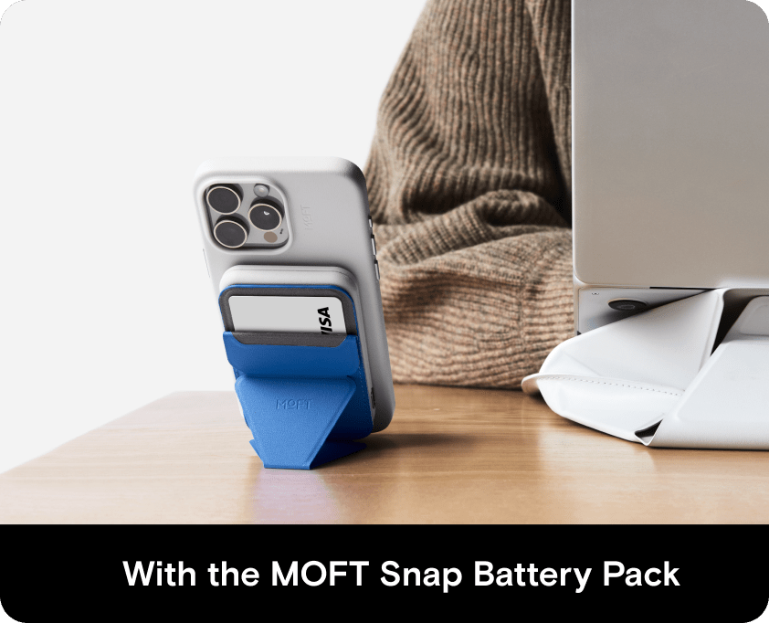 Snap-on Phone Stand & Wallet MOVASâ„¢ - MagSafe Compatible