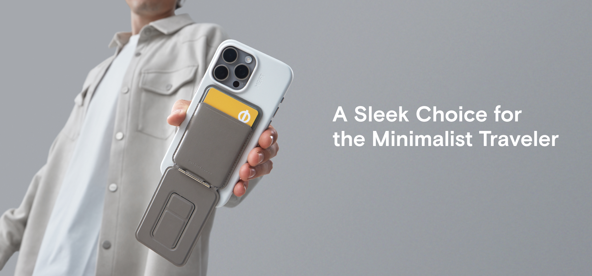 Snap Phone Tripod Wallet MOVAS™ - MagSafe Compatible - Storming Gravity