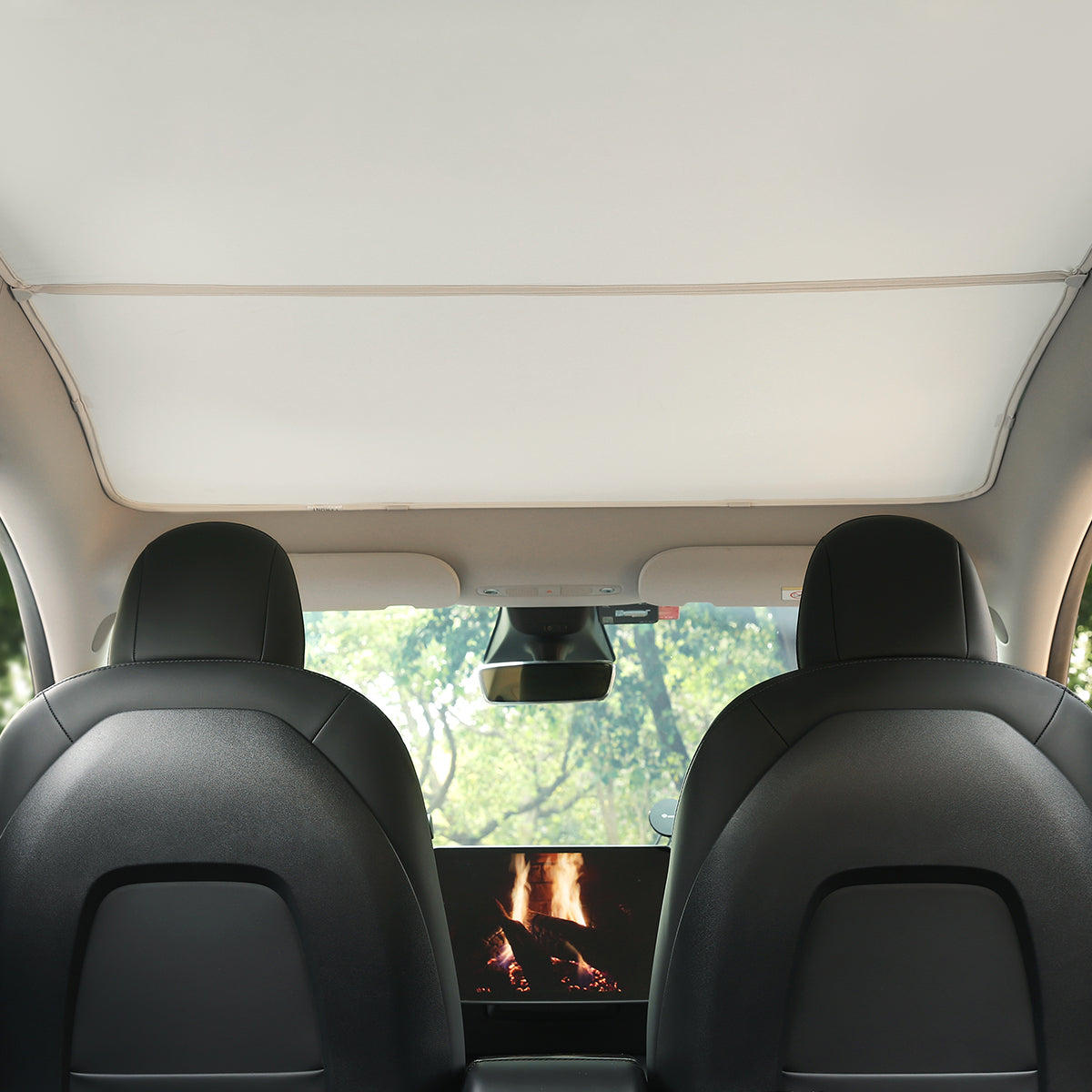 Glass Roof Sunshade For Model 3/Y - Storming Gravity