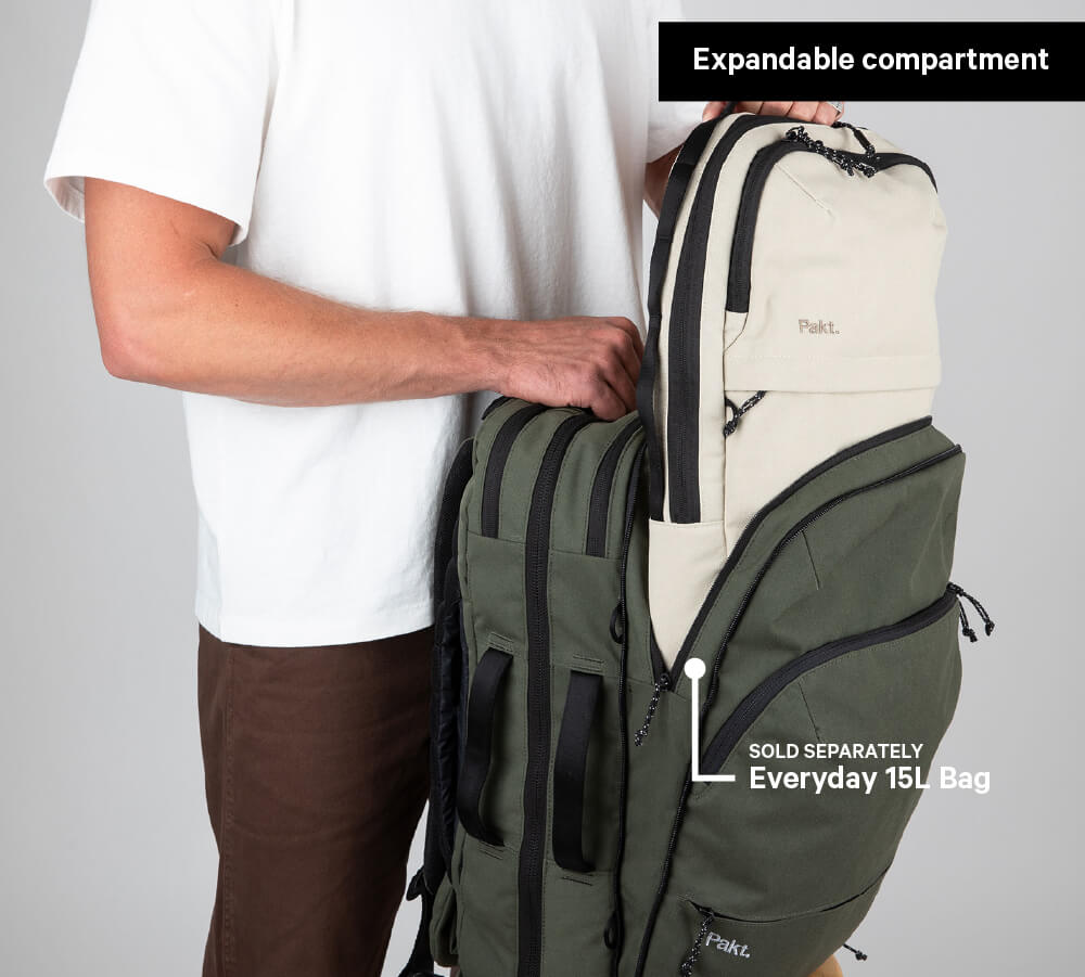 The Travel Backpack 2.0 - 35L/45L - Storming Gravity